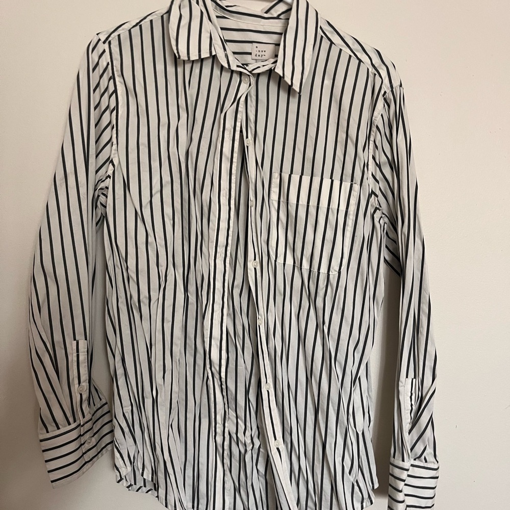A New Day Monochrome Striped Shirt